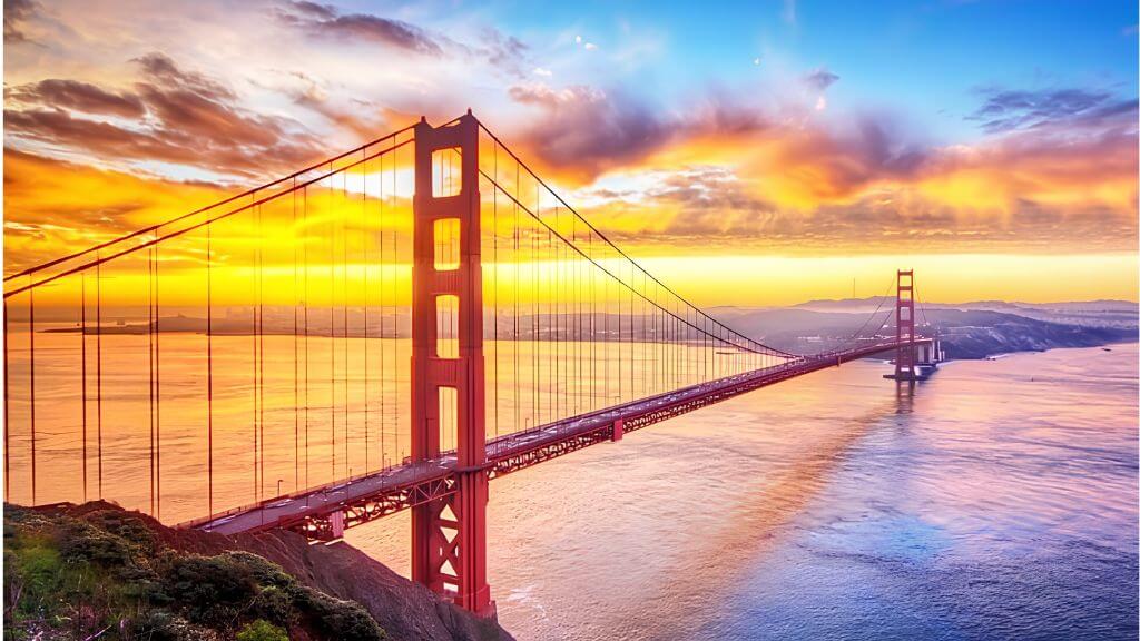 Golden Gate Bridge – Biểu tượng San Francisco, cây cầu đỏ cam nổi tiếng thế giới
