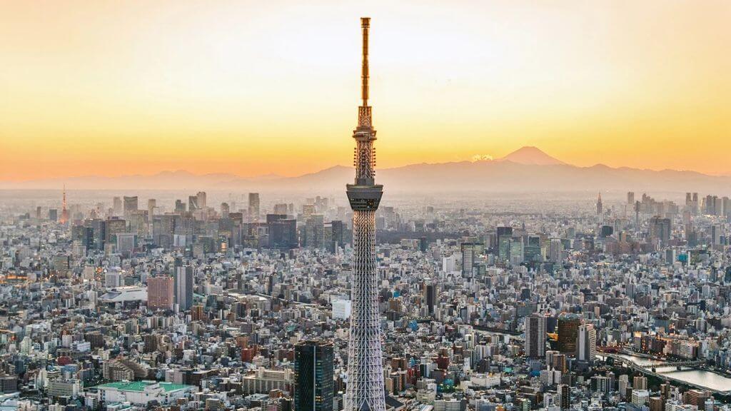 Chiều cao ấn tượng của Tokyo Skytree