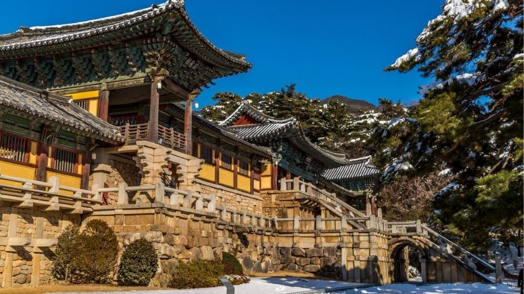 Gyeongju mùa đông – Thành phố cổ kính khoác áo tuyết trắng