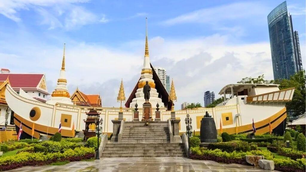 Chùa Thuyền Watyanawa   Ngôi chùa linh thiêng nhất của Thái Lan