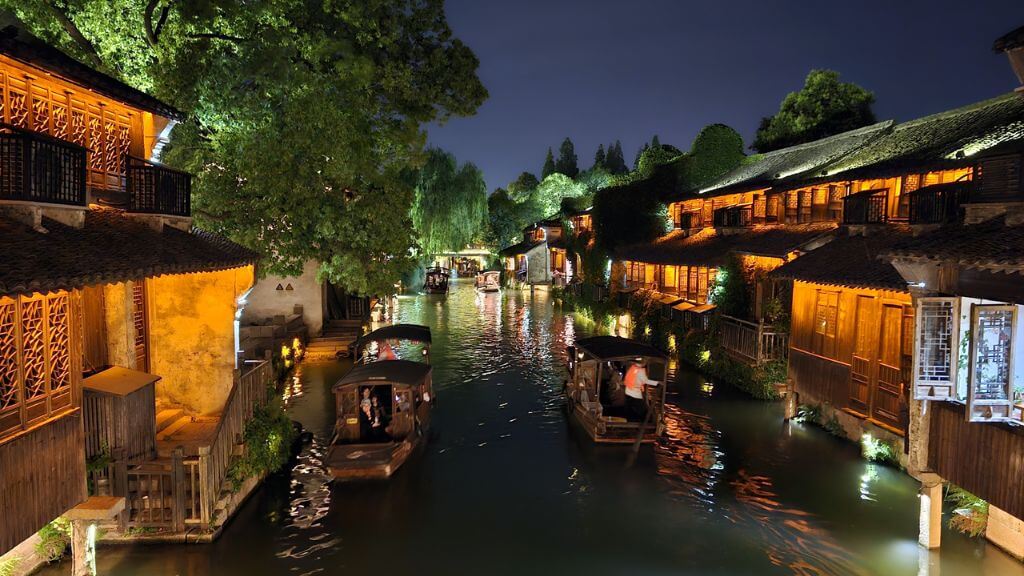 Vẻ đẹp của Ô Trấn về đêm