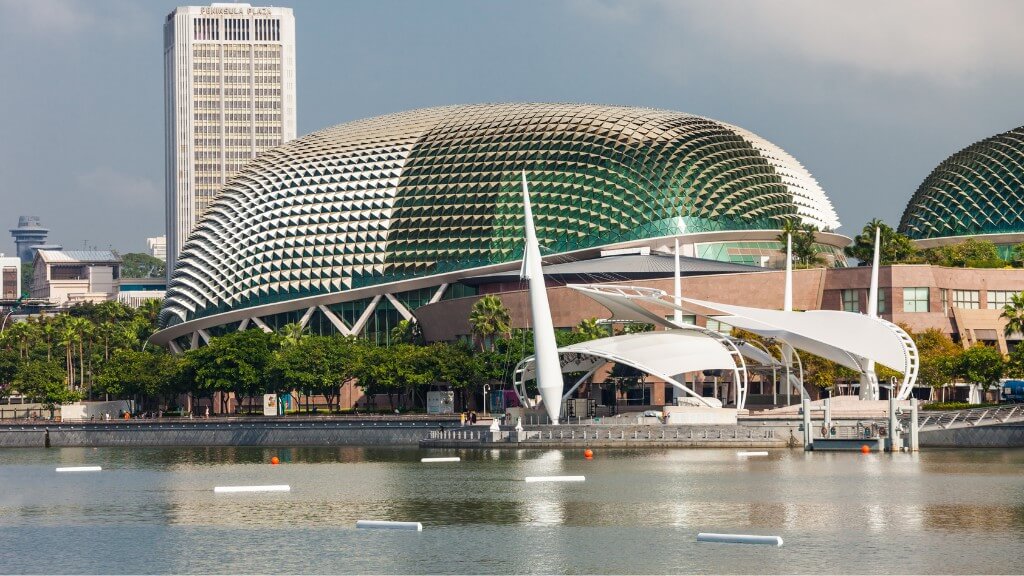 Thiết kế ấn tượng của Nhà hát Sầu Riêng (Esplanade)