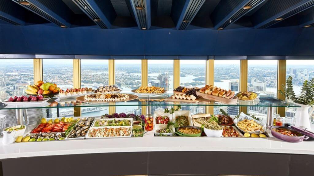Bữa buffet tại Sydney Tower