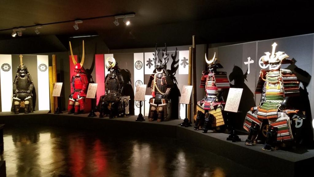 Khu trưng bày áo giáp Samurai Marutake Sengoku