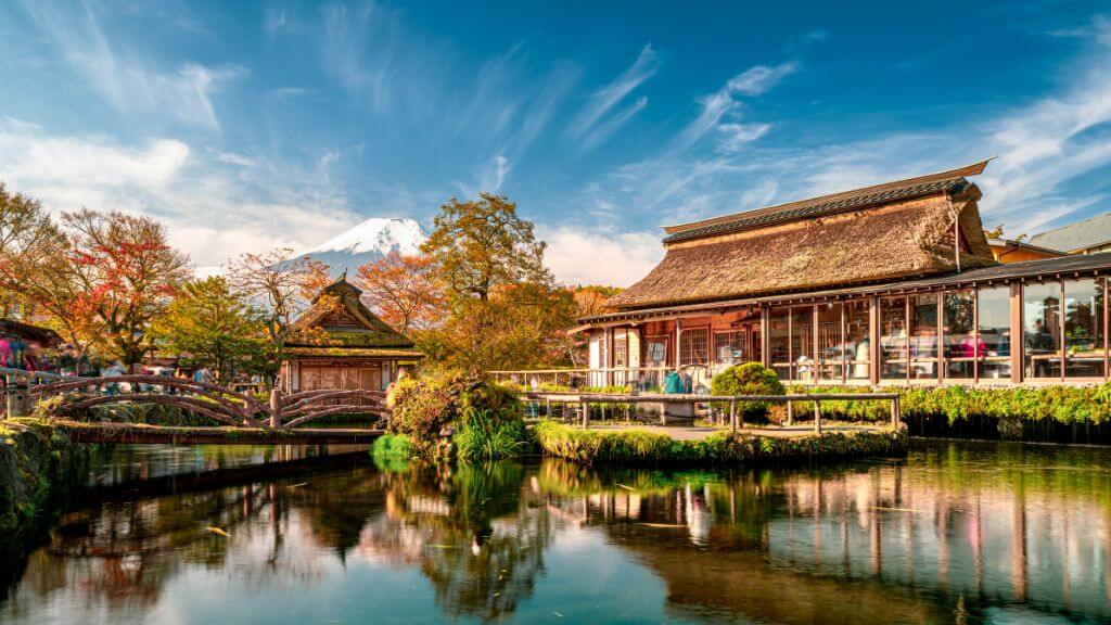 làng cổ Oshino Hakkai – di sản văn hóa thế giới được UNESCO công nhận