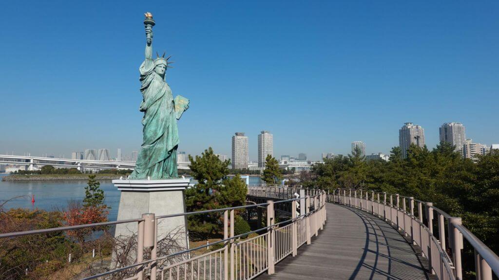 Tượng Nữ thần Tự do Odaiba – điểm chạm giữa Nhật và phương Tây