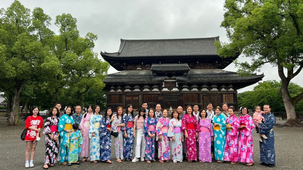Trải nghiệm mặc Kimono check in chụp hình