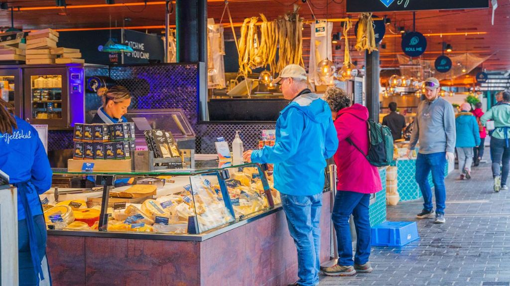 Tự do trải nghiệm chợ hải sản Bergen fish Torget