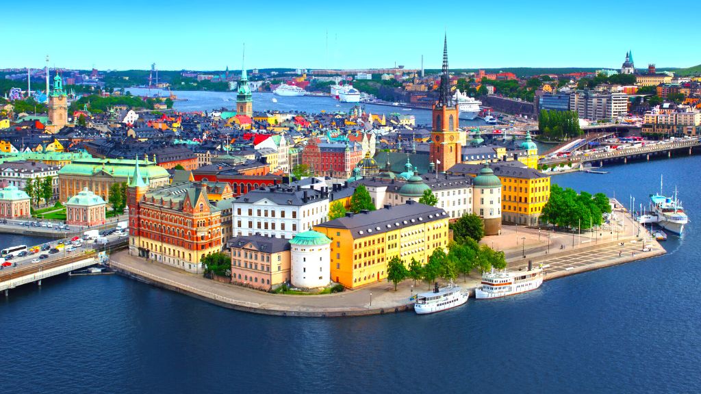 Thị trấn Stockholm màu sắc