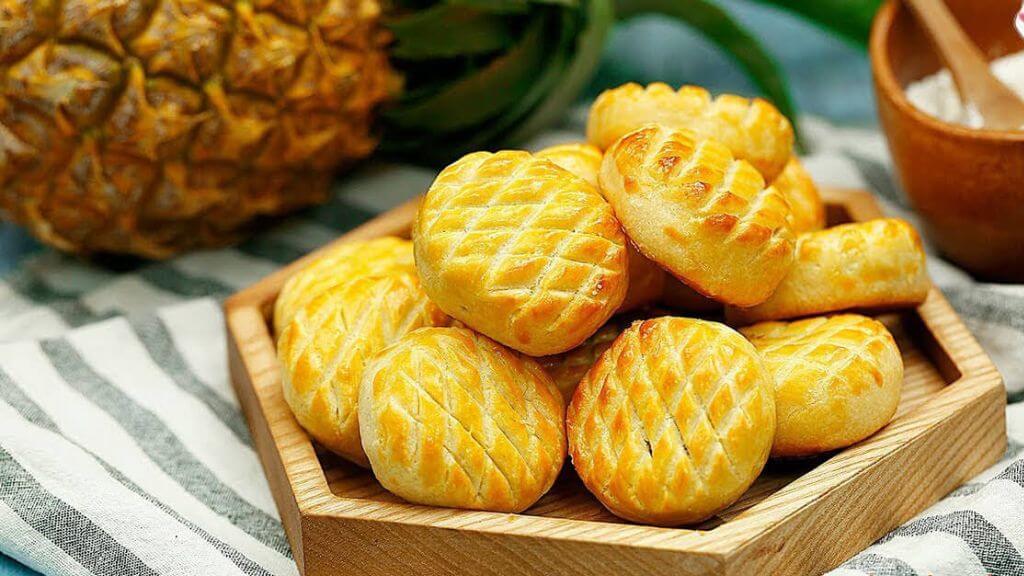 Bánh dứa thơm ngon   thành quả sau lớp học làm bánh dứa