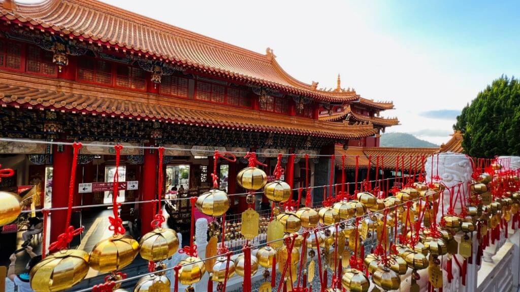 Một góc kiến trúc của Văn Võ Miếu