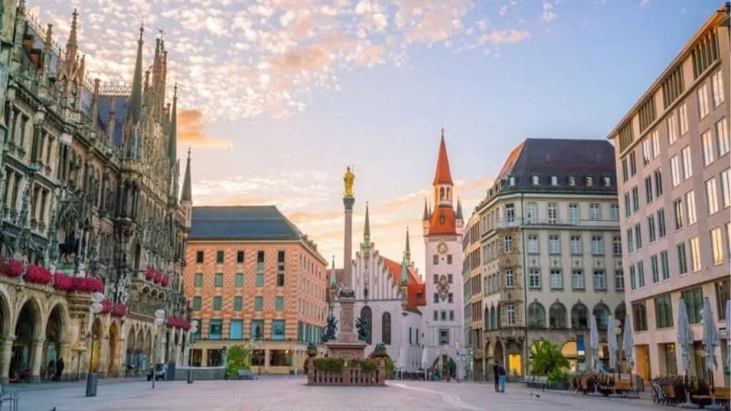 Một góc nhỏ bình yên giữa lòng thành phố nước Đức