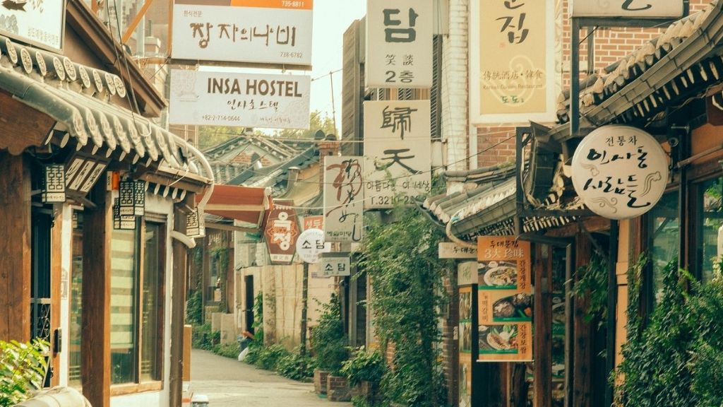 Một góc thơ mộng của phố cổ Insadong