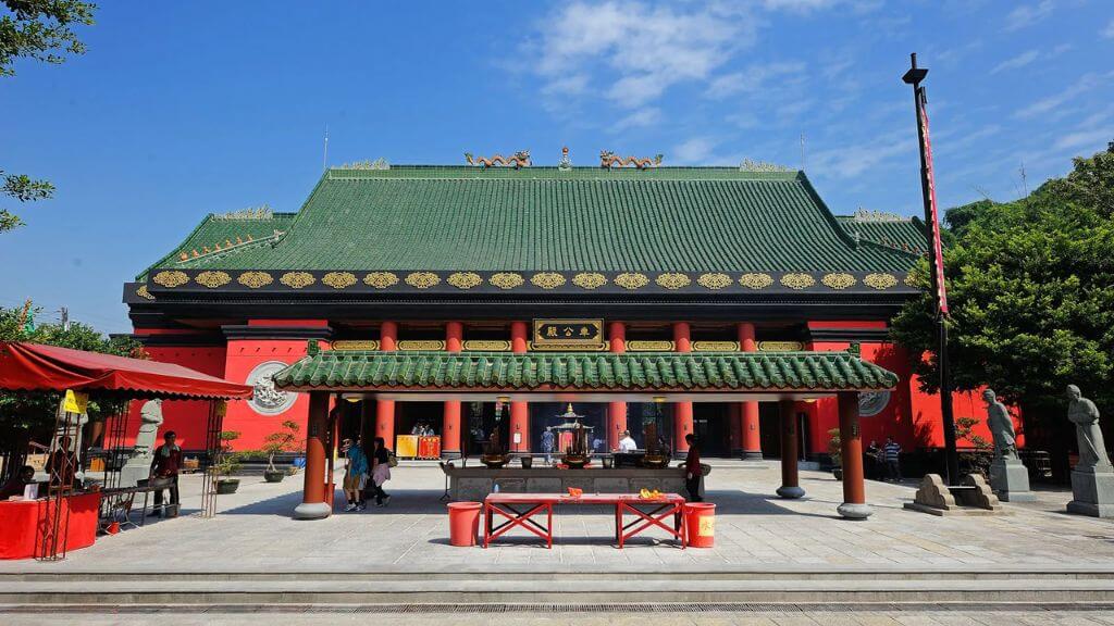 Đền thờ tướng Xa Công, người có công bảo vệ hoàng đề nhà Tống