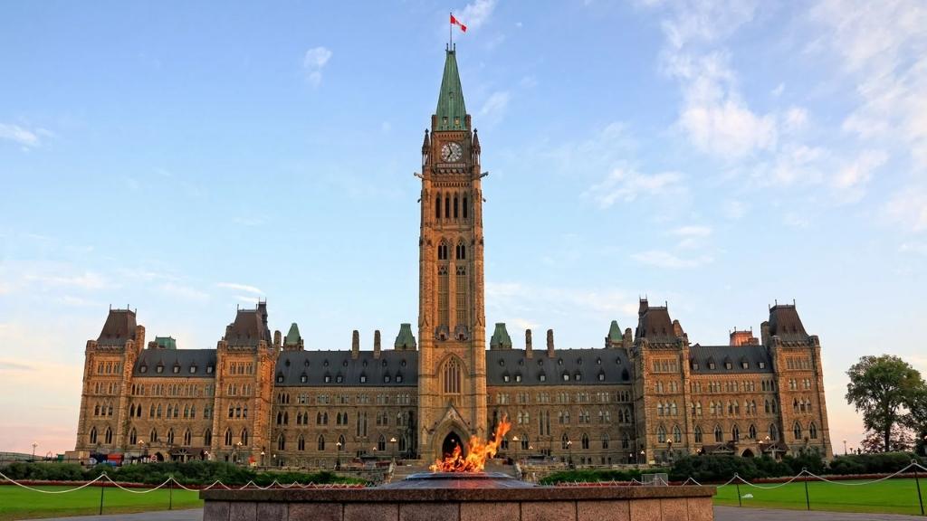 Toà nhà Parliament hill mang đậm nét Gothic