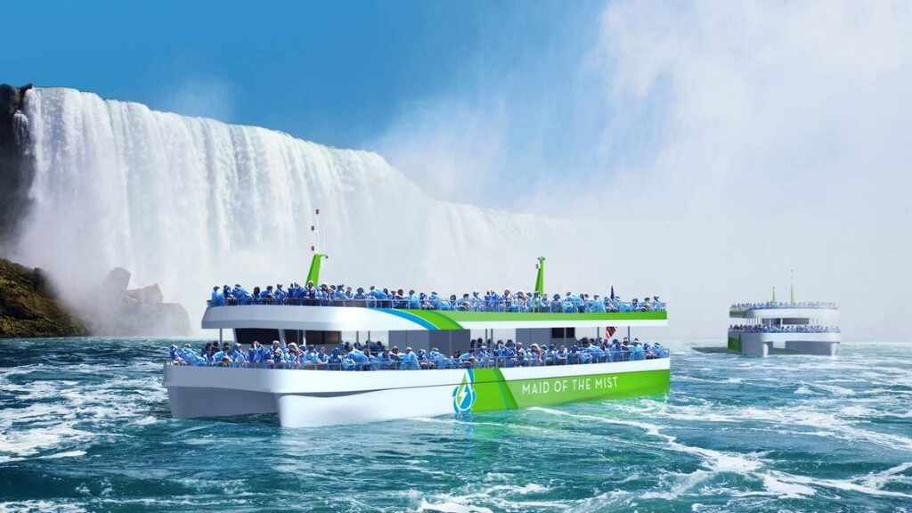 Trải nghiệm du thuyền Maid of the Mist dưới chân thác