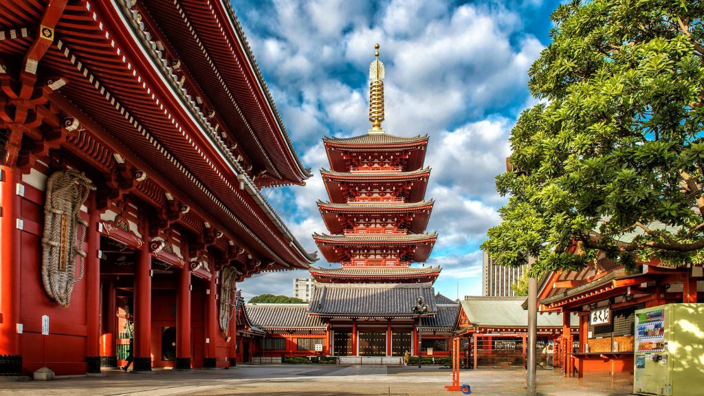 Khám phá đền cổ Asakusa Kannon Nhật Bản