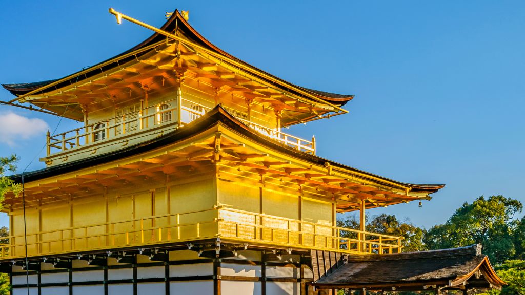 Cận cảnh kiến trúc của Chùa Vàng Kinkakuji