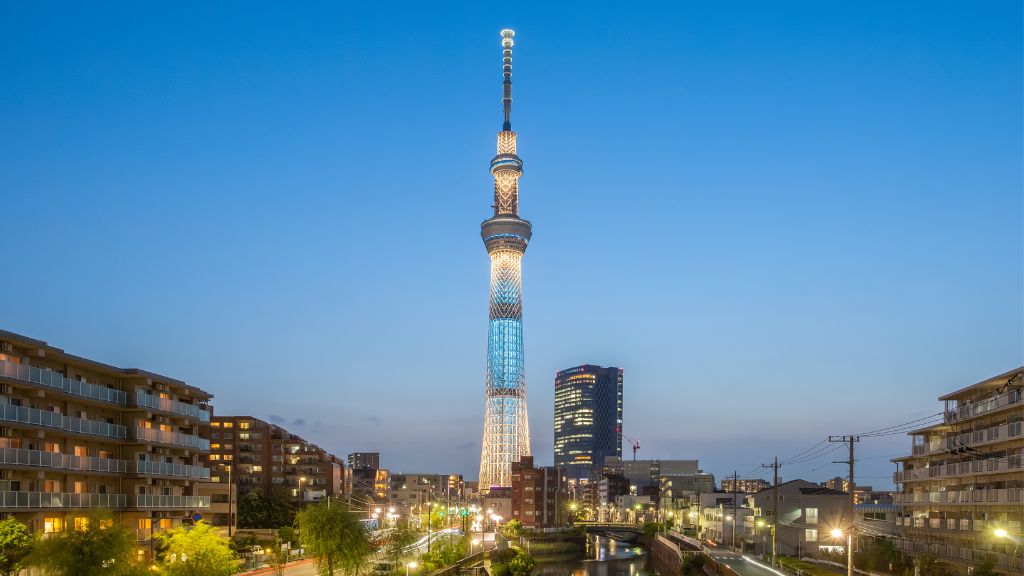 Chiều cao ấn tượng của Tokyo Skytree