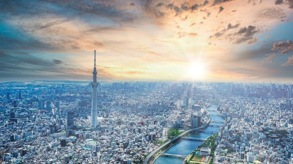 Chiều cao ấn tượng của Tokyo Skytree