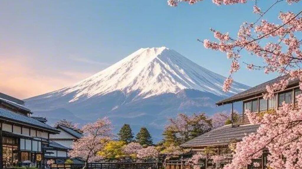 Tầm nhìn ra núi Phú Sĩ