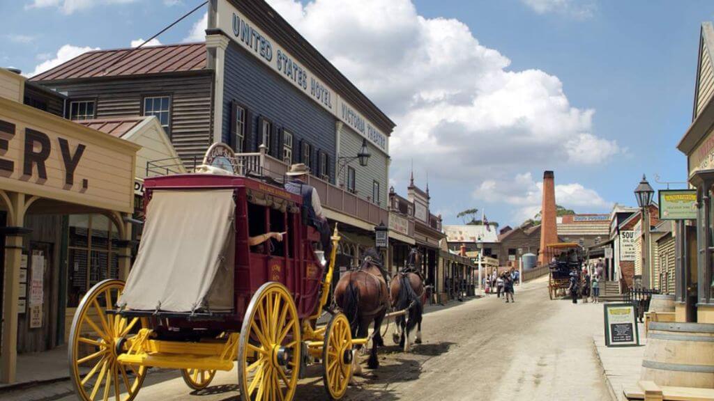 Tham quan  Sovereign Hill   Thị trấn Ballarrat