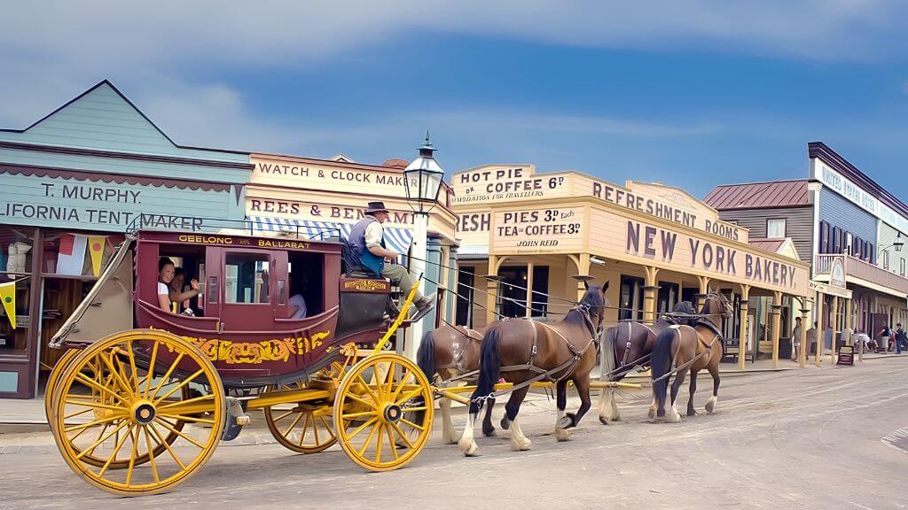 Tham quan  Sovereign Hill - Thị trấn Ballarrat