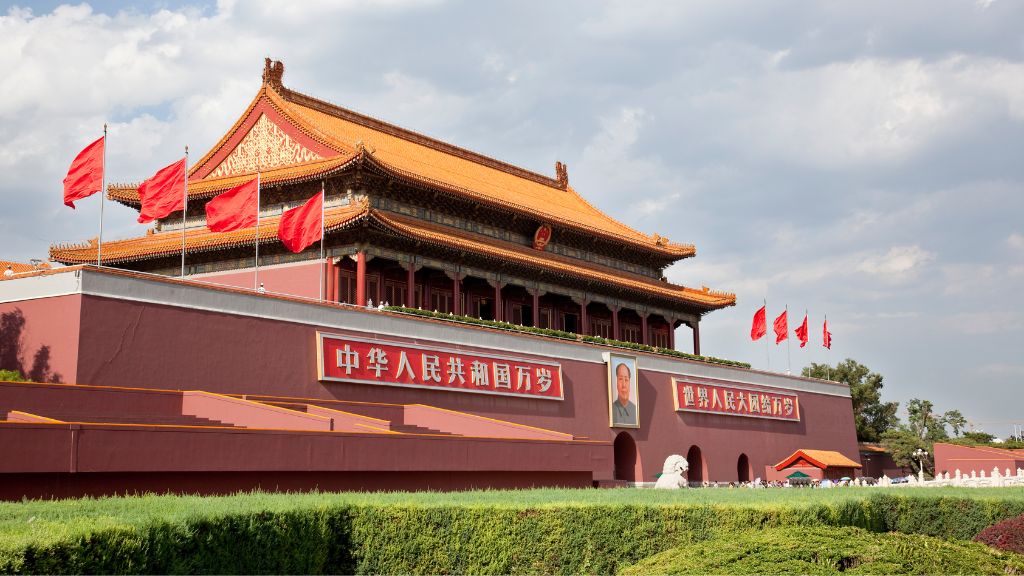 Không gian rộng lớn tại Quảng trường Thiên An Môn