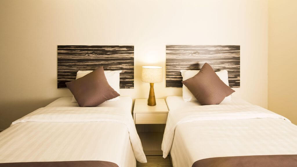 Không gian phòng ngủ tại Hotel Bernoui Seoul Khách sạn dự kiến