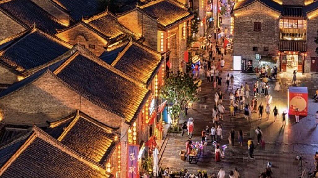 Một góc nhỏ ở phố Tam Ngõ Nhị về đêm