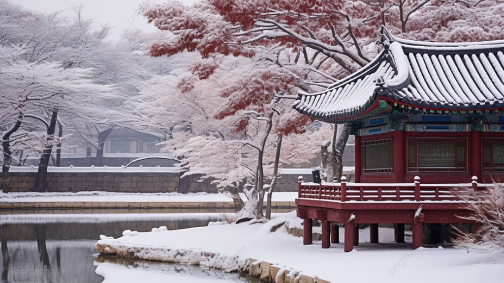Cung điện Gyeong Phúc Cung yên bình