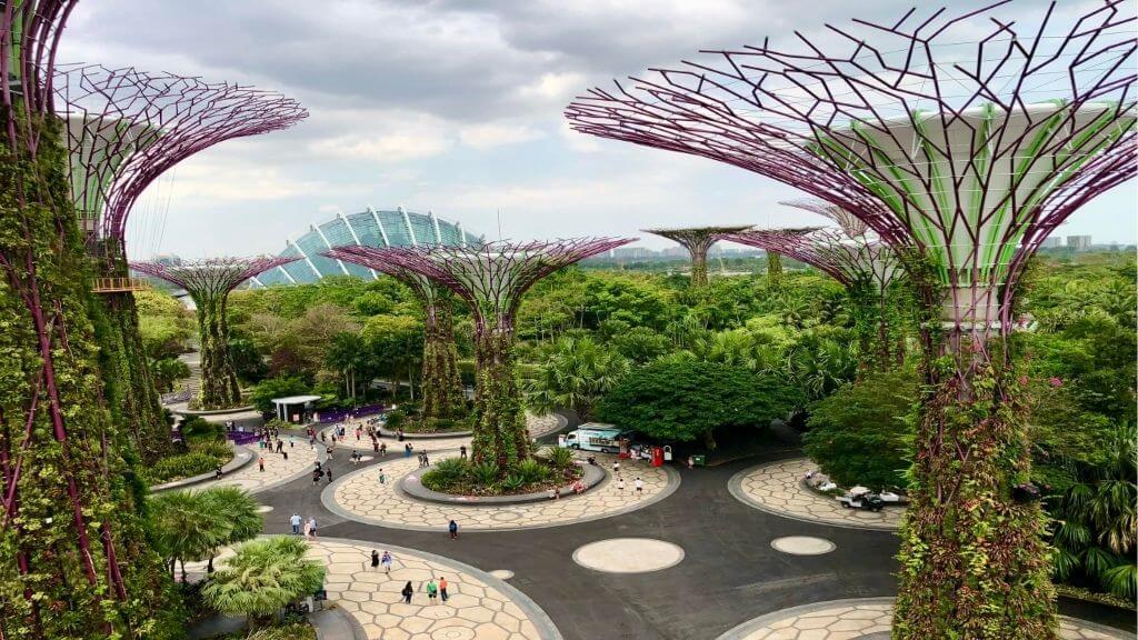Garden by the Bay là vườn cây nhân tạo nổi tiếng nhất Singapore