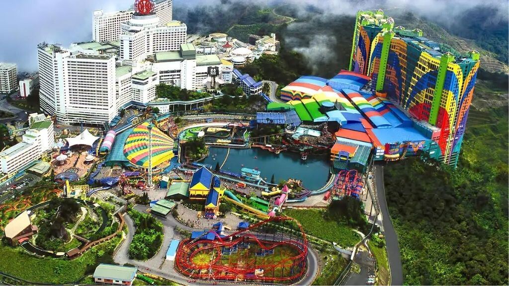 Toàn cảnh Cao nguyên Genting nhìn từ trên cao