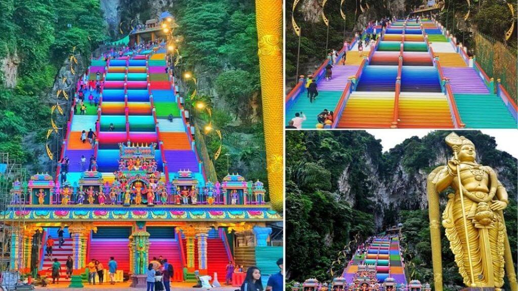 Động Batu sặc sỡ màu sắc