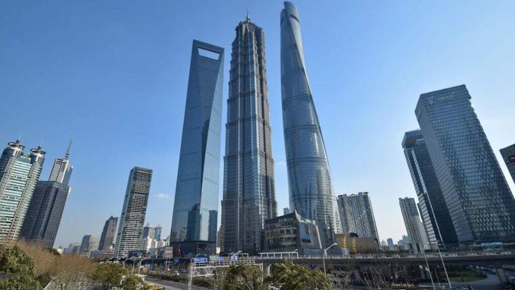 Tháp Kim Mậu sở hữu vẻ đẹp xa hoa, hiện đại, thể hiện mong ước phồn thịnh của Trung Hoa