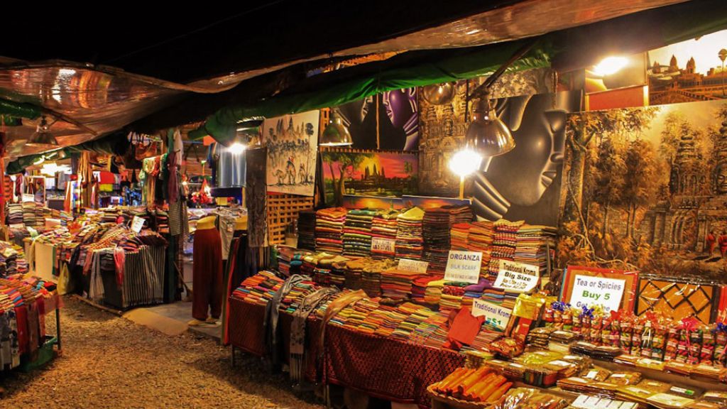 Night market in Siem Reap