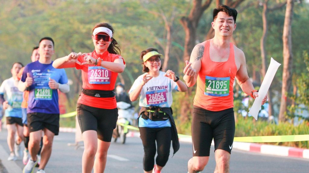 VĐV tham gia giải chạy marathon