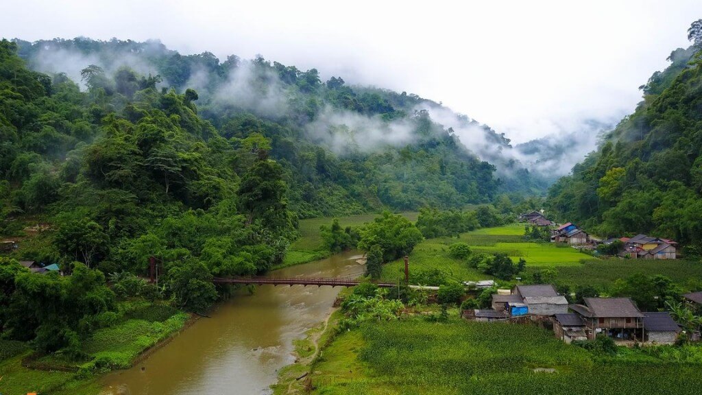 Không gian bình yên tại Bản Pác Ngòi
