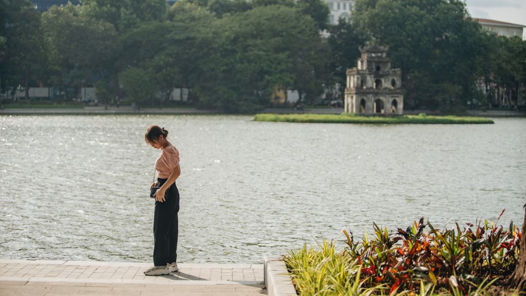 Check in tại hồ Gươm Hà Nội
