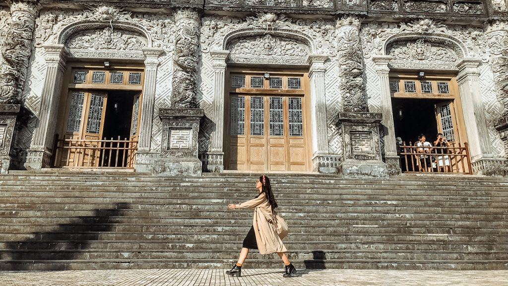 Check in tại Lăng Khải Định Huế