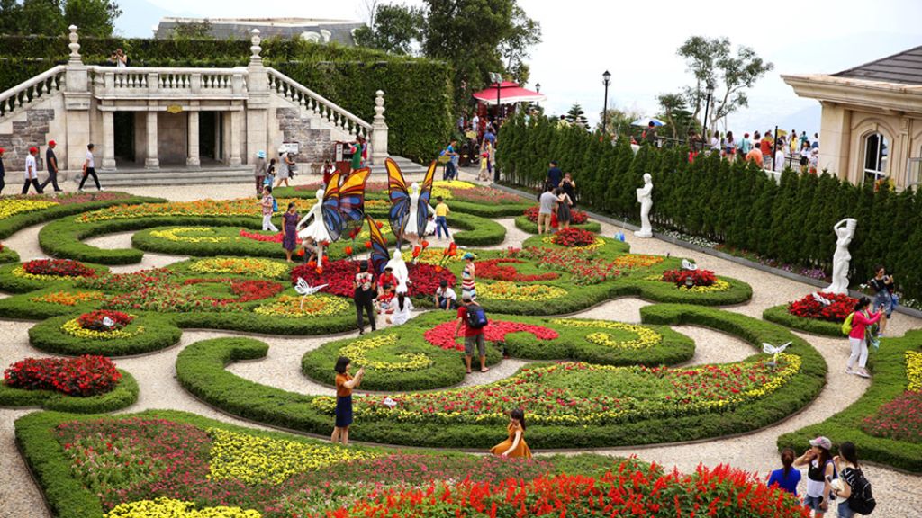 Vườn hoa Le Jardin tại Bà Nà Hills