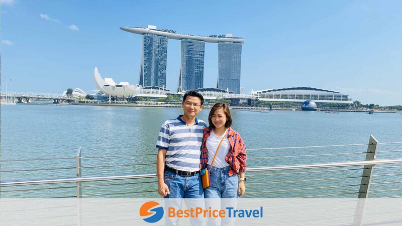 Hình ảnh khách hàng BestPrice tại Marina Bay Sands