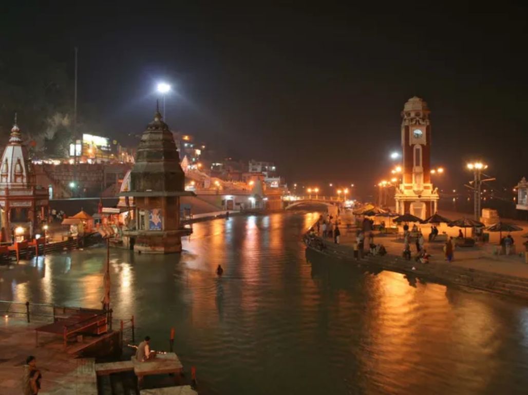 Thành phố Haridwar về đêm