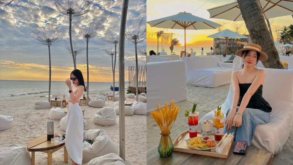 Check in cảnh hoàng hôn tại Hanna Beach Mũi Né