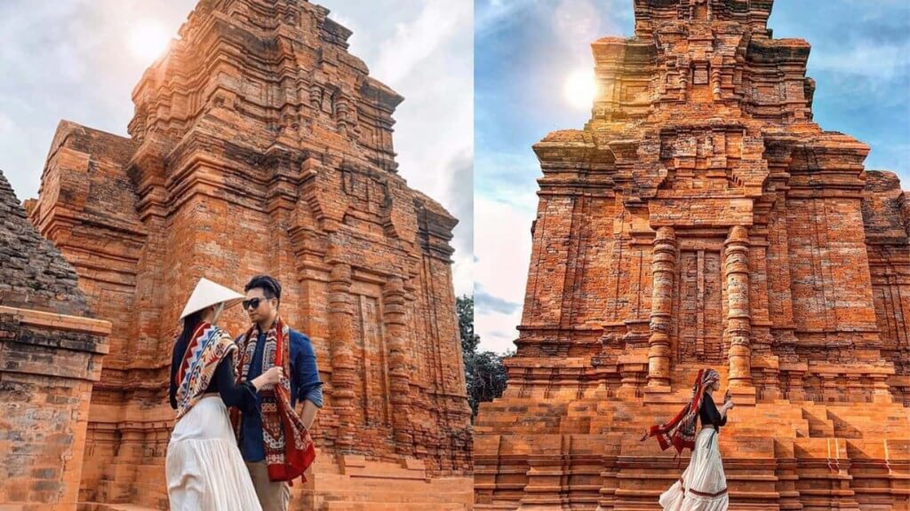Check in Tháp Chàm Poshanư mang đậm đấu ăn văn hóa Chămpa cổ