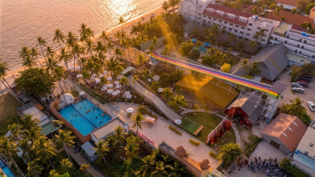 Toàn cảnh khu du lịch Hanna Beach Mũi Né