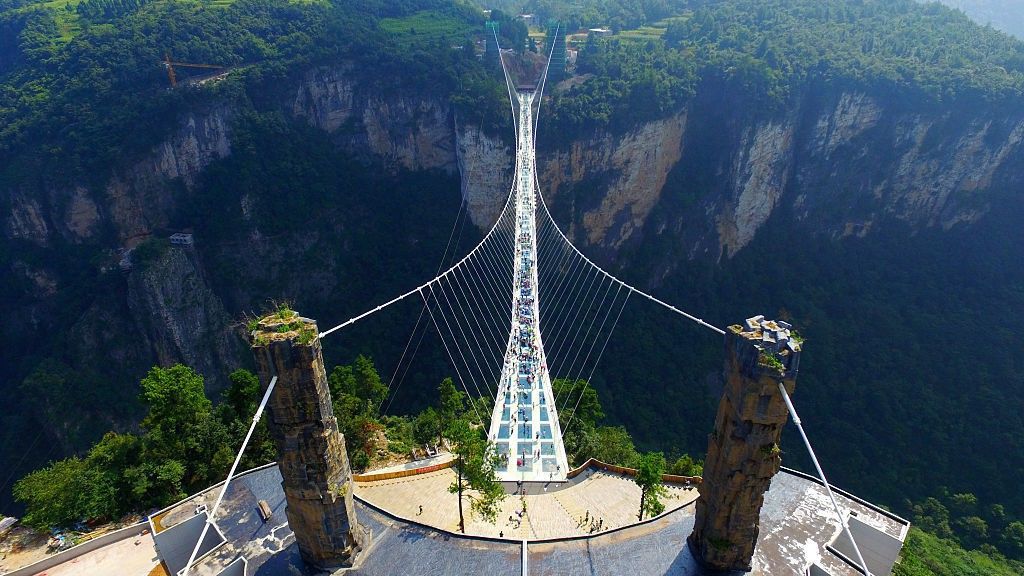 Cầu Kính Vân Thiên Độ cao va dài nhất Thế giới