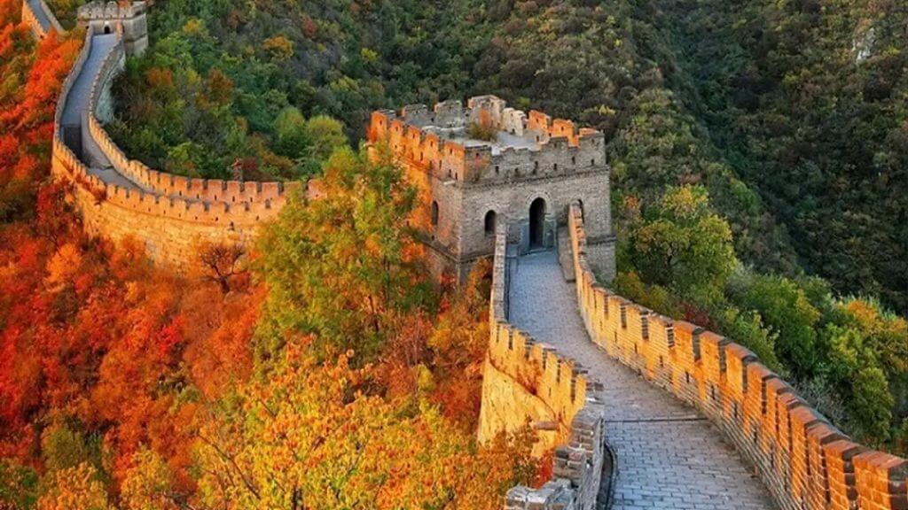 Hình ảnh mùa thu tại Vạn Lý Trường Thành