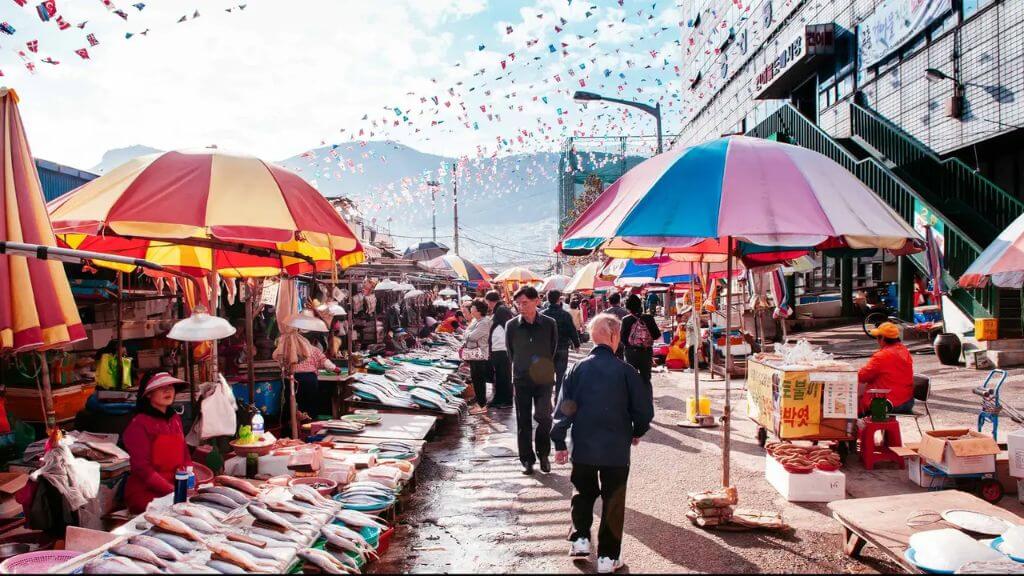 Chợ hải sản Jagalchi - Thị trấn cá lớn nhất và nổi tiếng nhất ở Busan