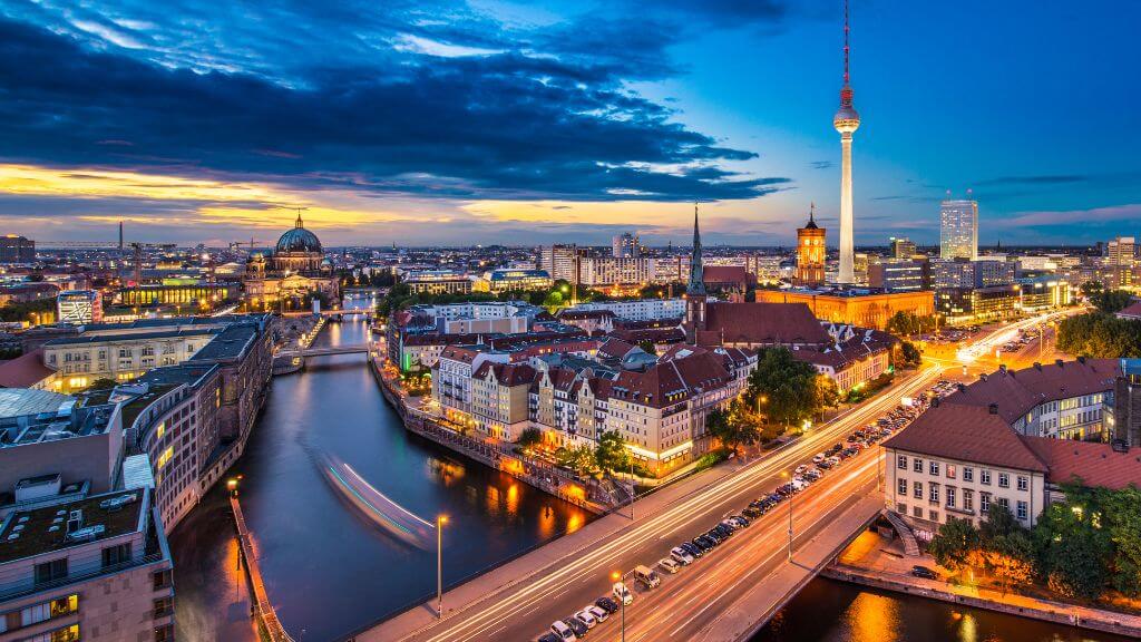 Toàn cảnh Berlin nhìn từ trên cao